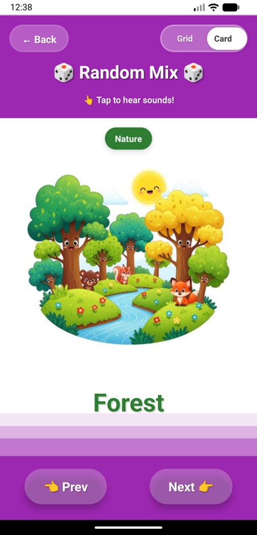 English for Kids App Screenshot